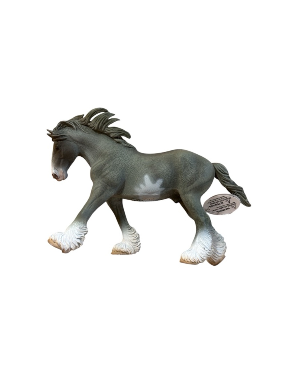 New Breyer CollectA Clydesdale Stallion Black Sabino Roan Item No. 88620